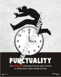 ON TIME- Punctuality