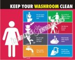 Keep your Restroom Clean - Women