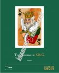 THE CUSTOMER IS KING-Customer Service Poster