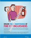 MAINTAIN FIRE EXTINGUISHERS