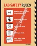 LAB SAFETY RULES Poster