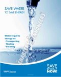 Save Water to Save Energy
