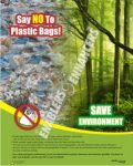 SAY NO TO PLASTIC BAGS