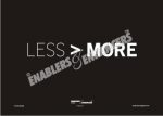 Less > More