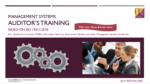ISO 19011 Management system audit training