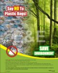 Say No To Plastic Bags- Poster